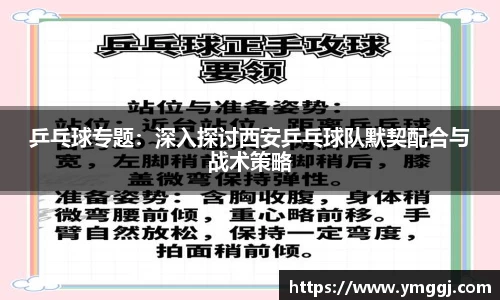 乒乓球专题：深入探讨西安乒乓球队默契配合与战术策略